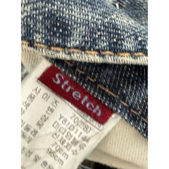 GUESS Mid Rise Dark Wash Bootcut Denim Jeans Stretch Womens Size 28 - Picture 8 of 9